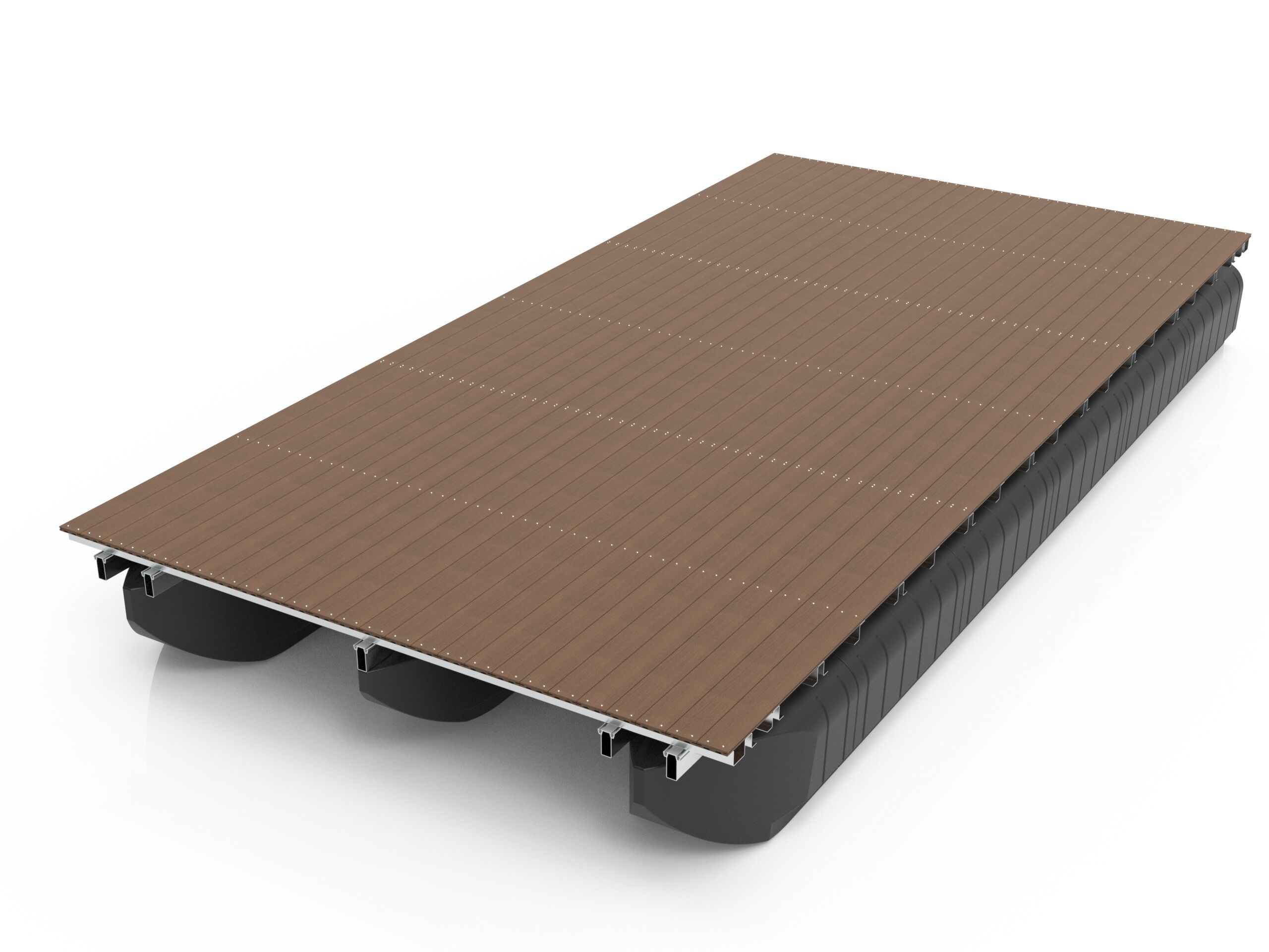 Ufloat System Trimaran-Kit - Pontons mit Alu-Gerüst und Deckaufbau